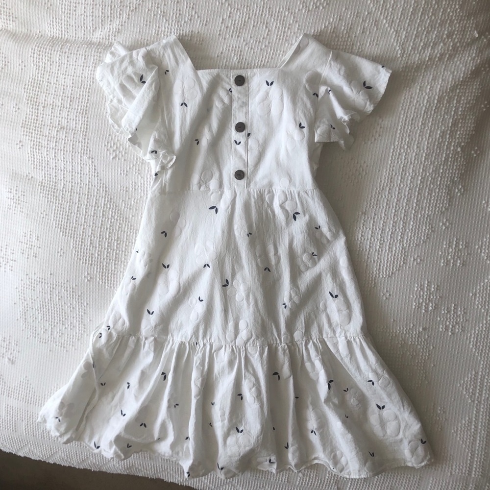 Adorable white summer dress